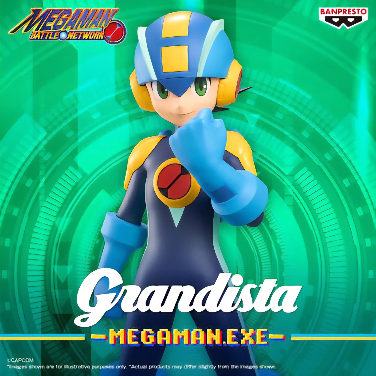 Mô hình Mega Man.EXE dòng Grandista – Rockman – Chính hãng Banpresto